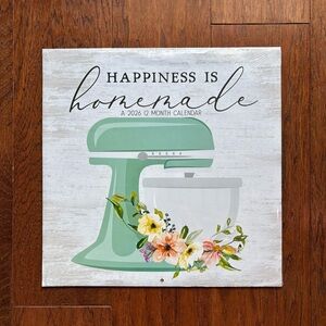 Farmhouse Kitchen 2026 Monthly Calendar